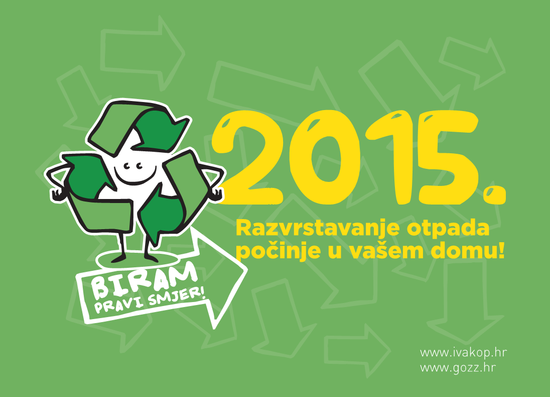 Kalendar odvoza otpada za 2015. godinu