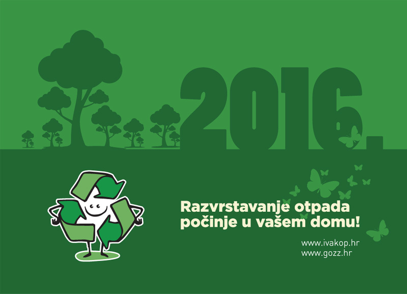 Kalendar odvoza otpada za 2016. godinu