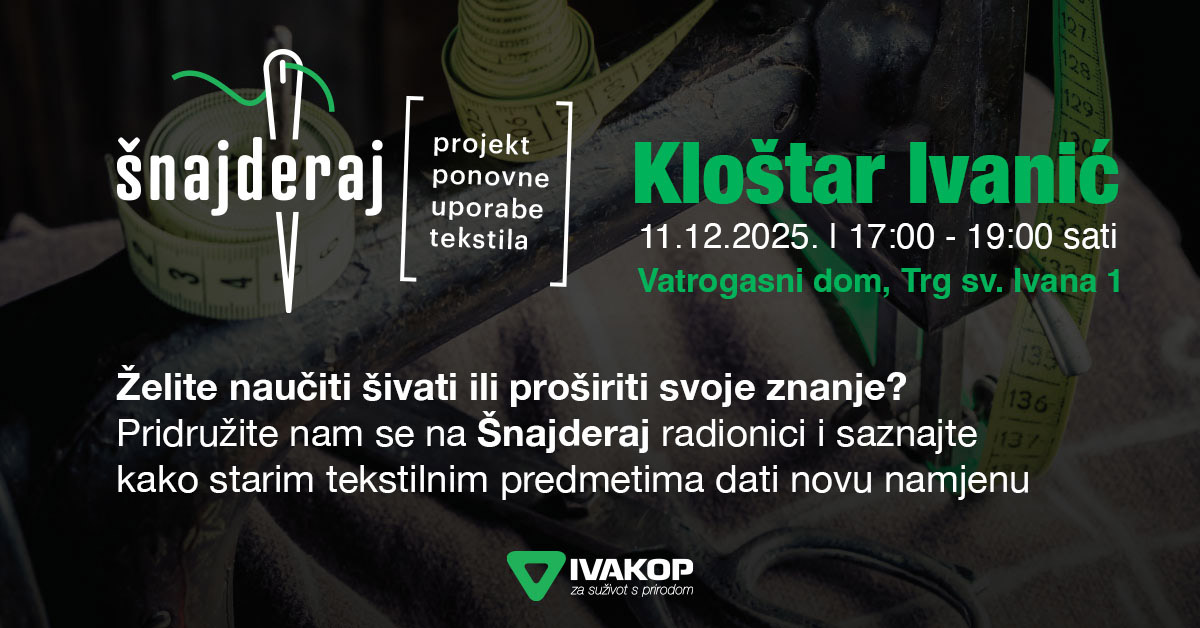 POZIV NA ŠNAJDERAJ RADIONICU